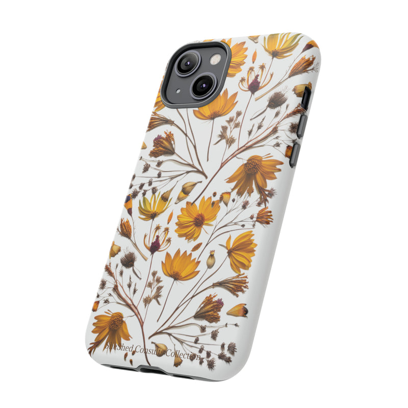 Aesthetic Earth Tone Classy Elegant Flower Floral Phone Case. iPhone 15,14,13,12,11,X,8,7,6. Samsung, Google Pixle