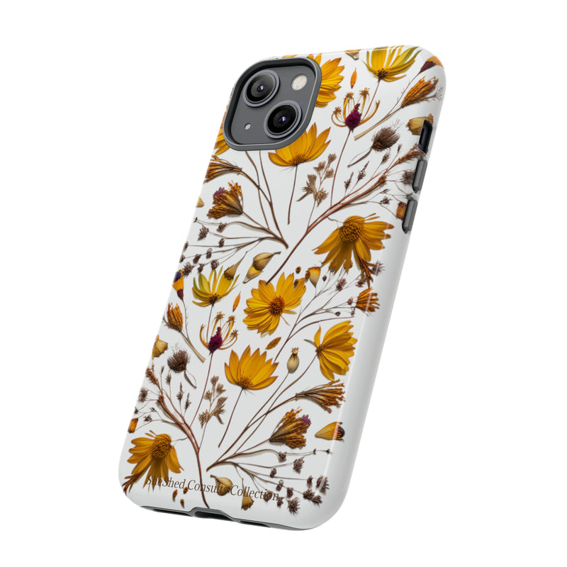 Aesthetic Earth Tone Classy Elegant Flower Floral Phone Case. iPhone 15,14,13,12,11,X,8,7,6. Samsung, Google Pixle