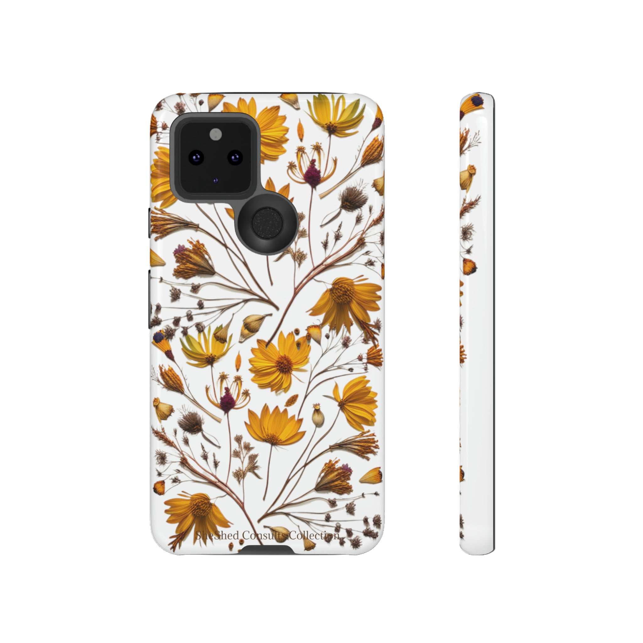 Aesthetic Earth Tone Classy Elegant Flower Floral Phone Case. iPhone 15,14,13,12,11,X,8,7,6. Samsung, Google Pixle