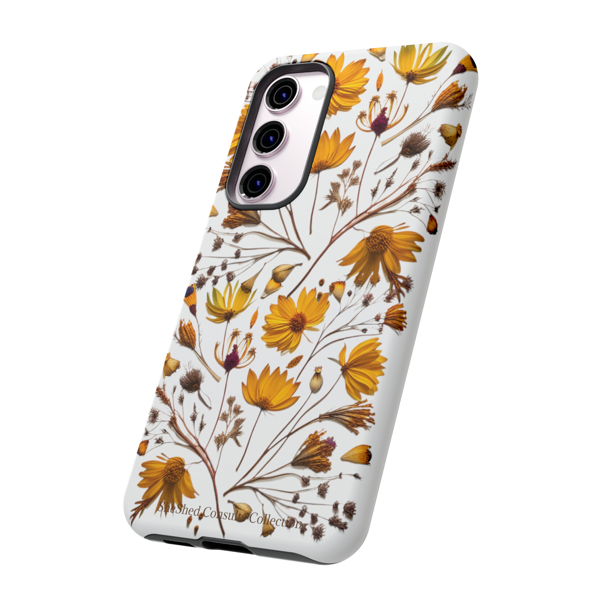 Aesthetic Earth Tone Classy Elegant Flower Floral Phone Case. iPhone 15,14,13,12,11,X,8,7,6. Samsung, Google Pixle