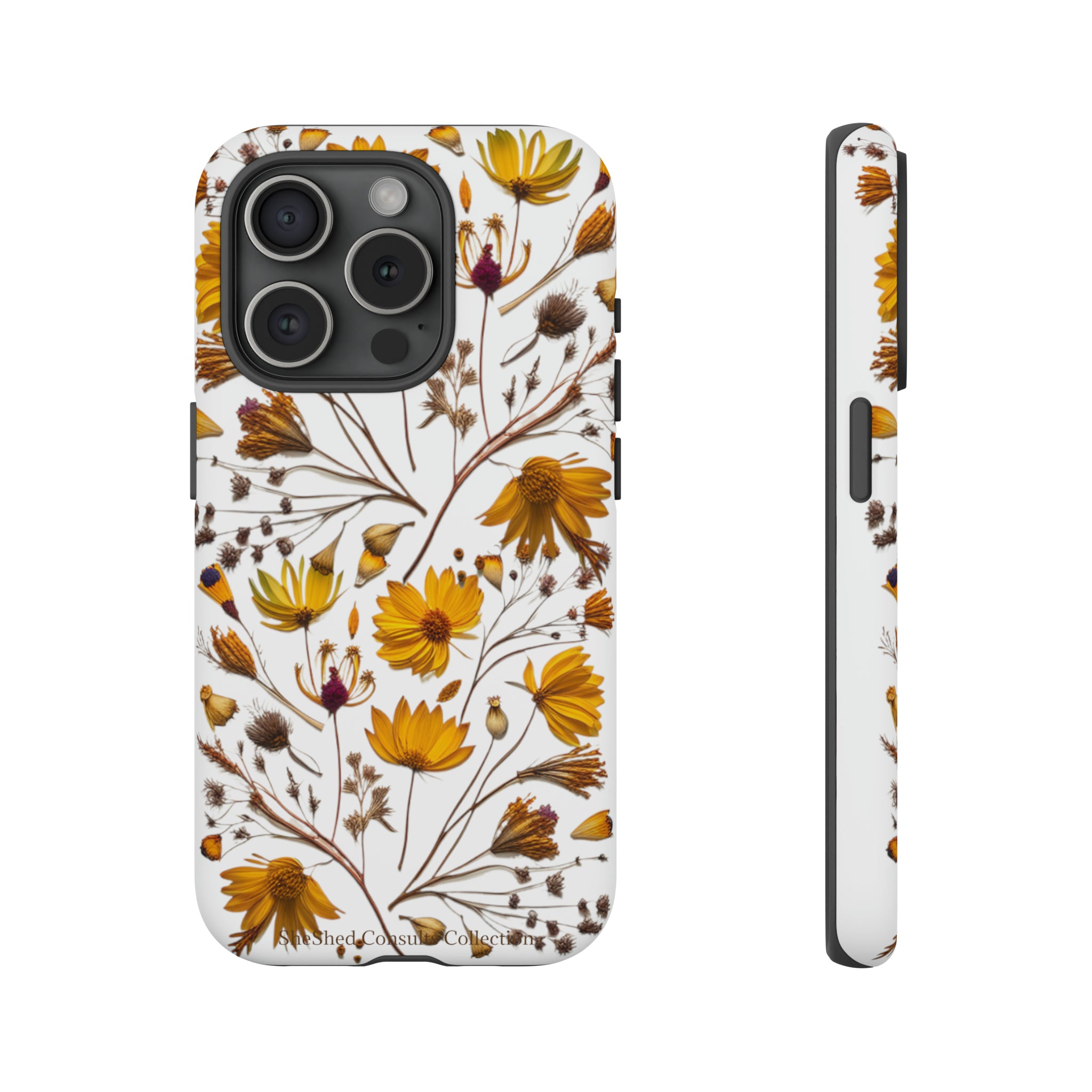 Aesthetic Earth Tone Classy Elegant Flower Floral Phone Case. iPhone 15,14,13,12,11,X,8,7,6. Samsung, Google Pixle