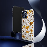 Aesthetic Earth Tone Classy Elegant Flower Floral Phone Case. iPhone 15,14,13,12,11,X,8,7,6. Samsung, Google Pixle