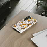 Aesthetic Earth Tone Classy Elegant Flower Floral Phone Case. iPhone 15,14,13,12,11,X,8,7,6. Samsung, Google Pixle