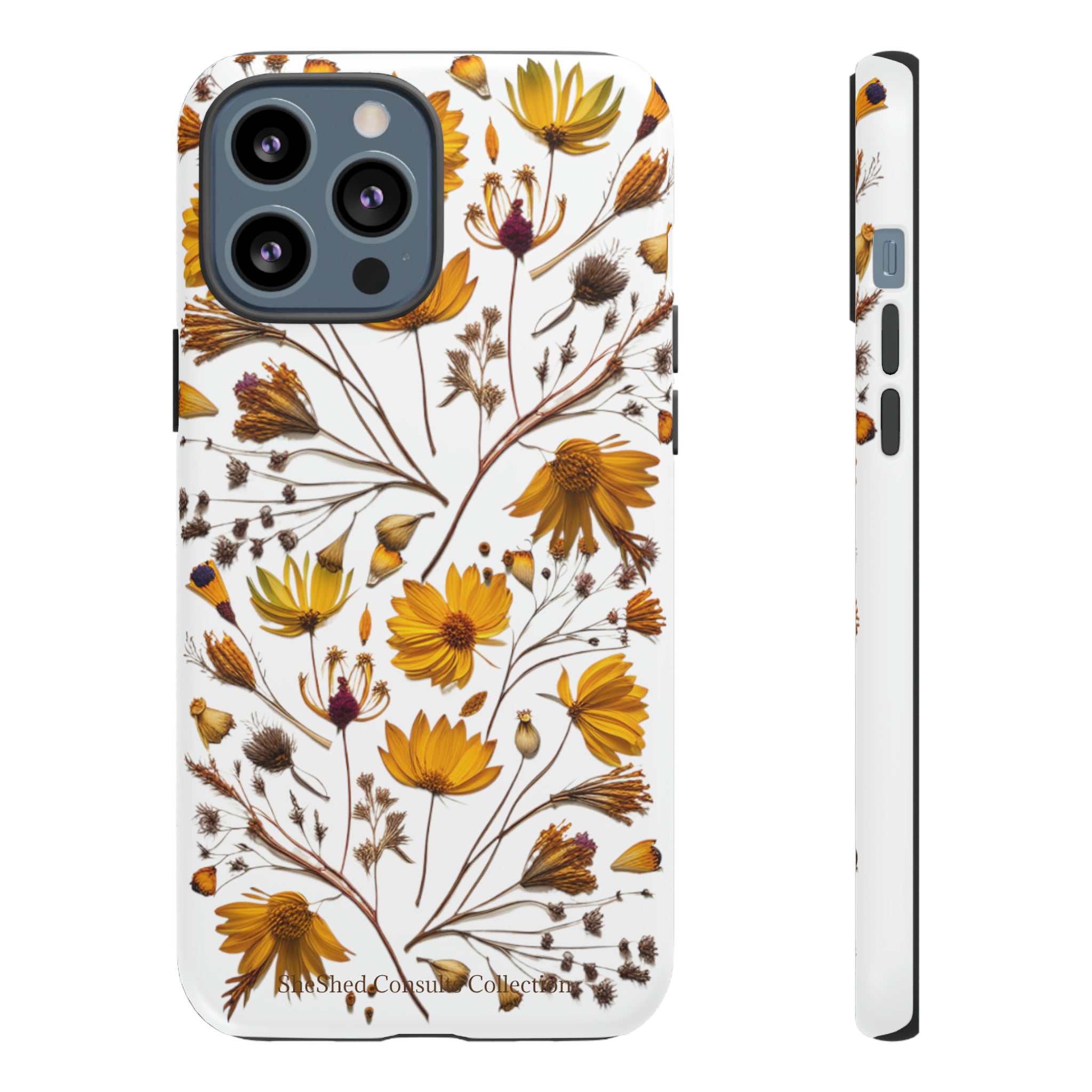 Aesthetic Earth Tone Classy Elegant Flower Floral Phone Case. iPhone 15,14,13,12,11,X,8,7,6. Samsung, Google Pixle