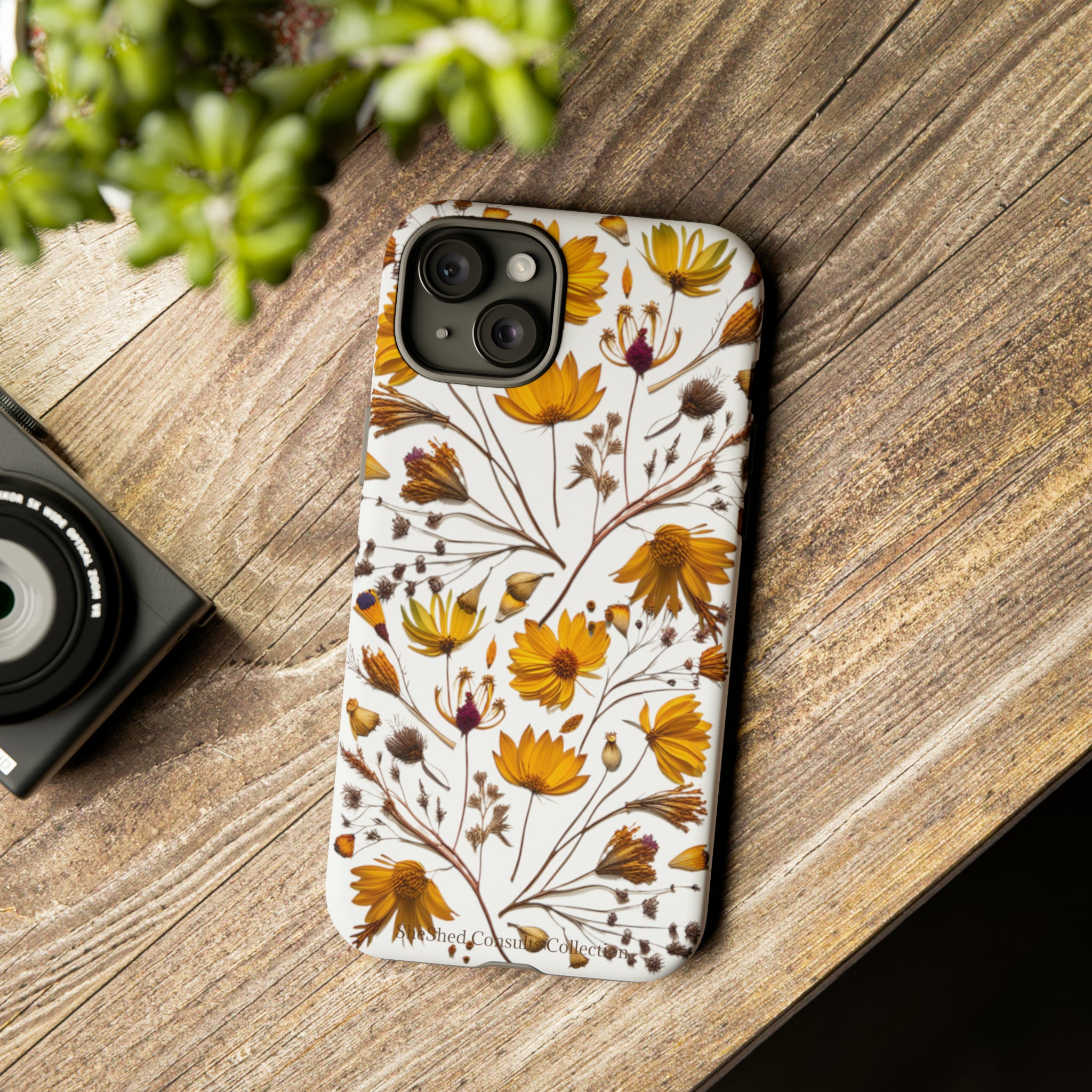 Aesthetic Earth Tone Classy Elegant Flower Floral Phone Case. iPhone 15,14,13,12,11,X,8,7,6. Samsung, Google Pixle