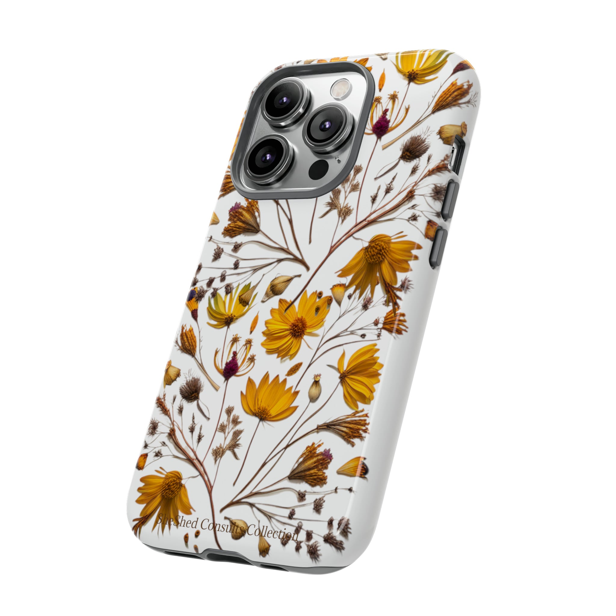 Aesthetic Earth Tone Classy Elegant Flower Floral Phone Case. iPhone 15,14,13,12,11,X,8,7,6. Samsung, Google Pixle