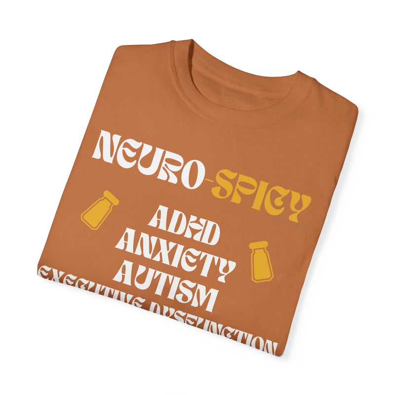 Elevate Your Spirit : Unisex Mental Health NeuroSpicy List T-shirt