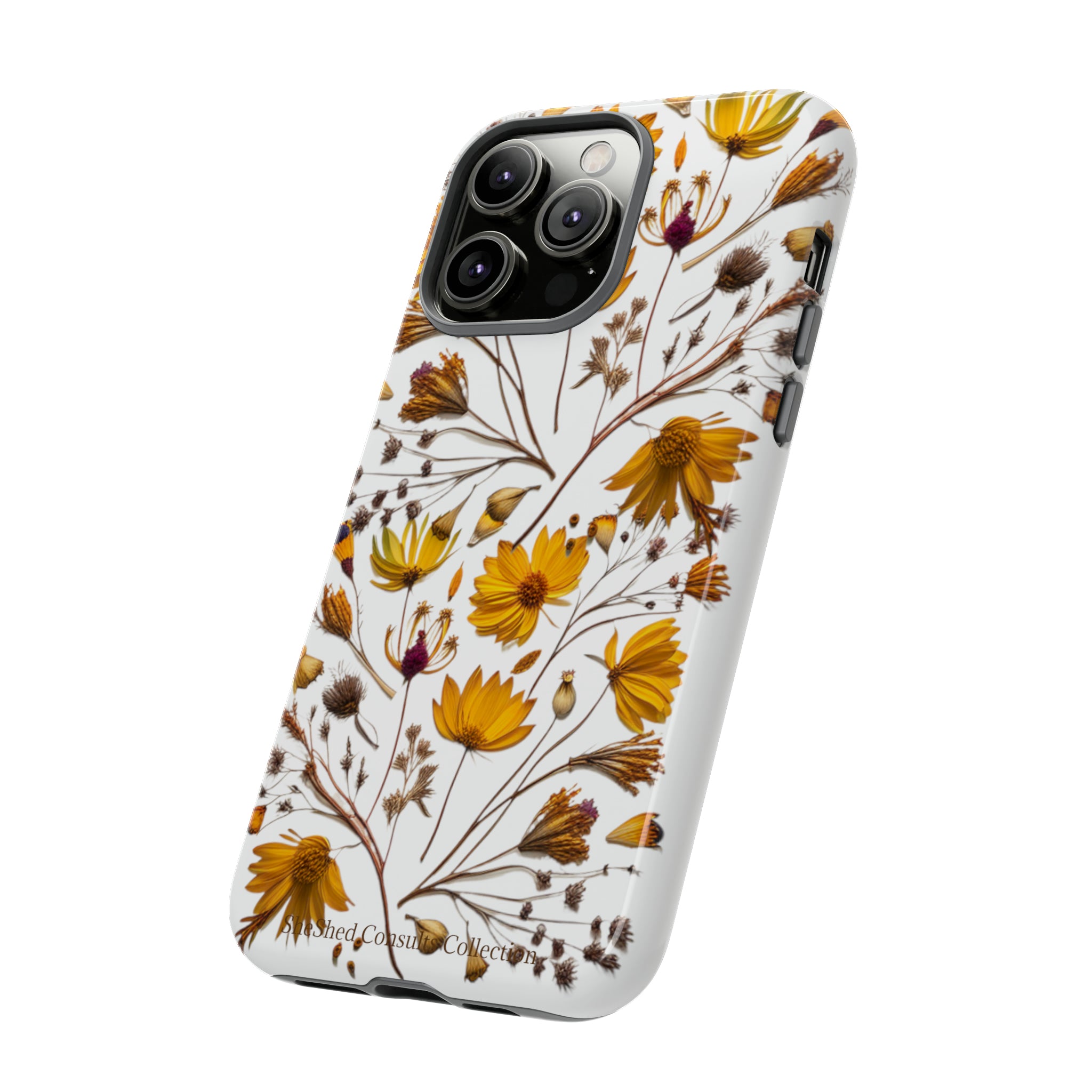 Aesthetic Earth Tone Classy Elegant Flower Floral Phone Case. iPhone 15,14,13,12,11,X,8,7,6. Samsung, Google Pixle