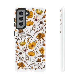 Aesthetic Earth Tone Classy Elegant Flower Floral Phone Case. iPhone 15,14,13,12,11,X,8,7,6. Samsung, Google Pixle