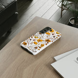 Aesthetic Earth Tone Classy Elegant Flower Floral Phone Case. iPhone 15,14,13,12,11,X,8,7,6. Samsung, Google Pixle