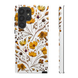 Aesthetic Earth Tone Classy Elegant Flower Floral Phone Case. iPhone 15,14,13,12,11,X,8,7,6. Samsung, Google Pixle