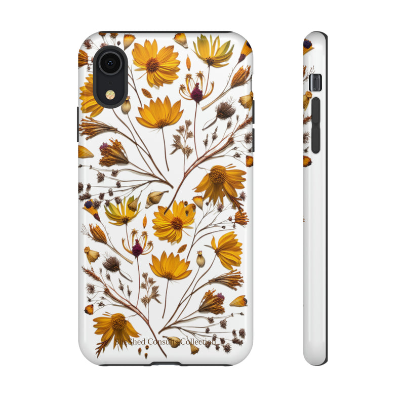 Aesthetic Earth Tone Classy Elegant Flower Floral Phone Case. iPhone 15,14,13,12,11,X,8,7,6. Samsung, Google Pixle