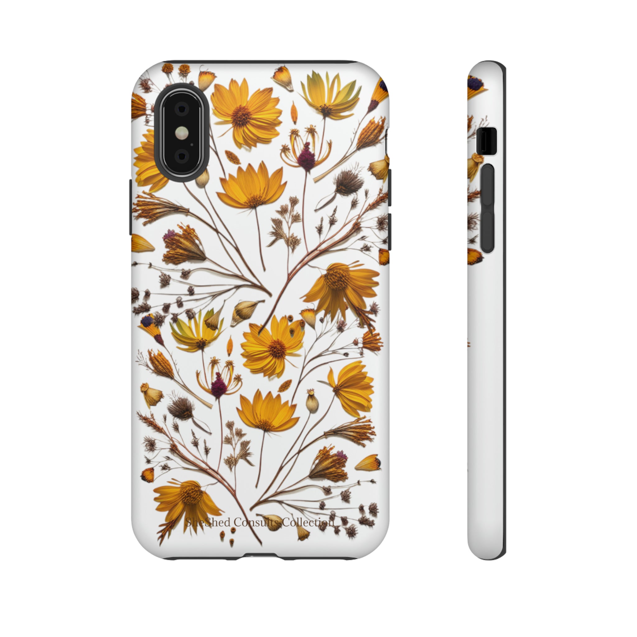 Aesthetic Earth Tone Classy Elegant Flower Floral Phone Case. iPhone 15,14,13,12,11,X,8,7,6. Samsung, Google Pixle