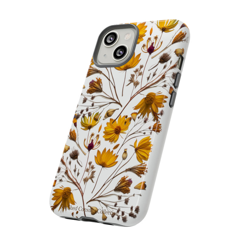 Aesthetic Earth Tone Classy Elegant Flower Floral Phone Case. iPhone 15,14,13,12,11,X,8,7,6. Samsung, Google Pixle