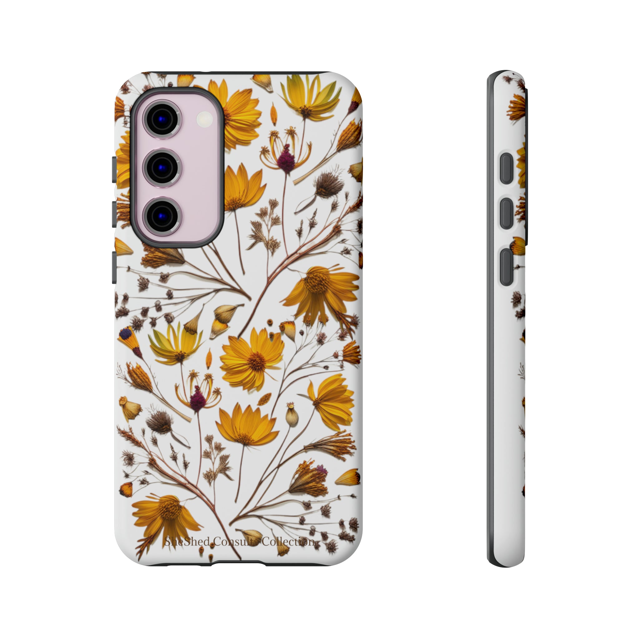 Aesthetic Earth Tone Classy Elegant Flower Floral Phone Case. iPhone 15,14,13,12,11,X,8,7,6. Samsung, Google Pixle