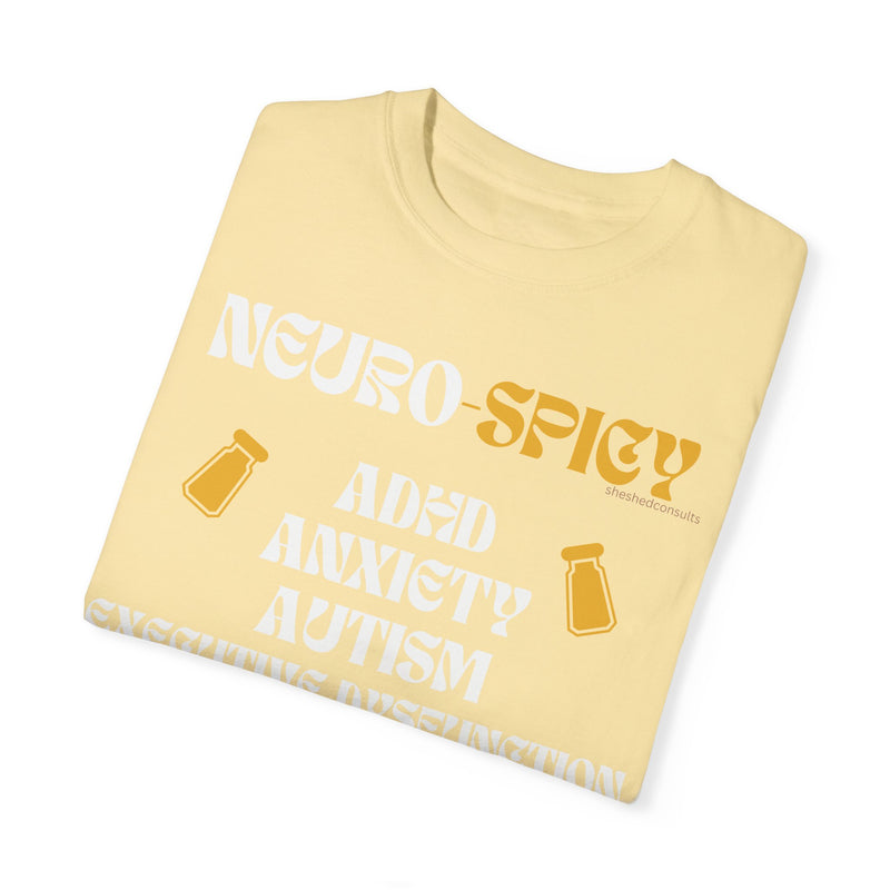 Elevate Your Spirit : Unisex Mental Health NeuroSpicy List T-shirt