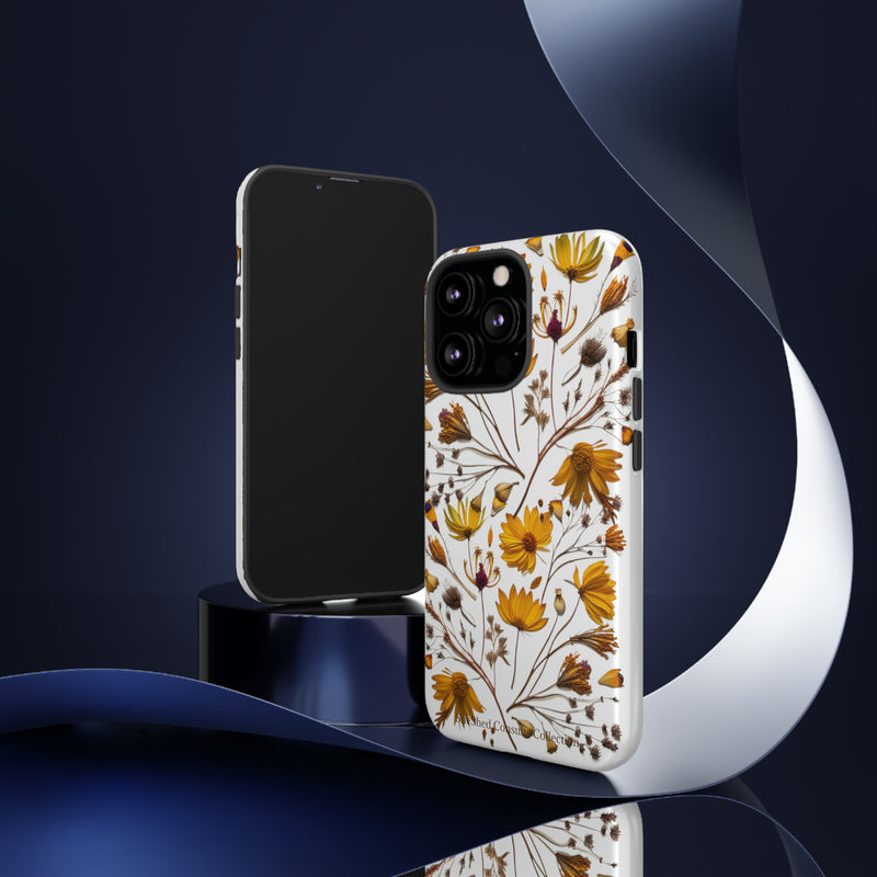 Aesthetic Earth Tone Classy Elegant Flower Floral Phone Case. iPhone 15,14,13,12,11,X,8,7,6. Samsung, Google Pixle