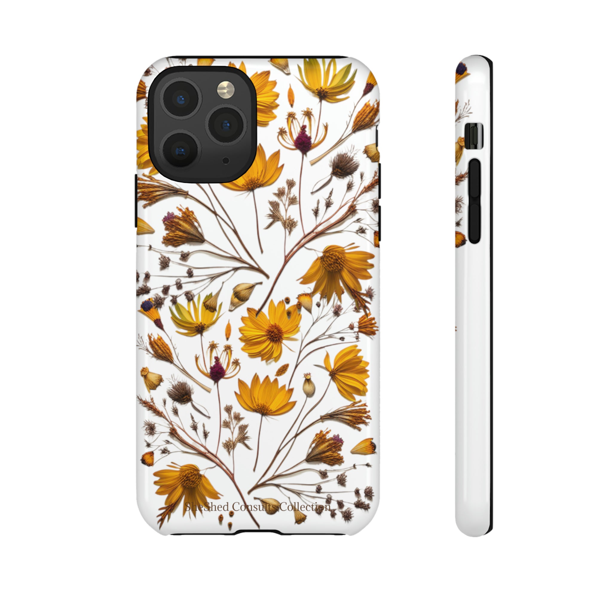 Aesthetic Earth Tone Classy Elegant Flower Floral Phone Case. iPhone 15,14,13,12,11,X,8,7,6. Samsung, Google Pixle