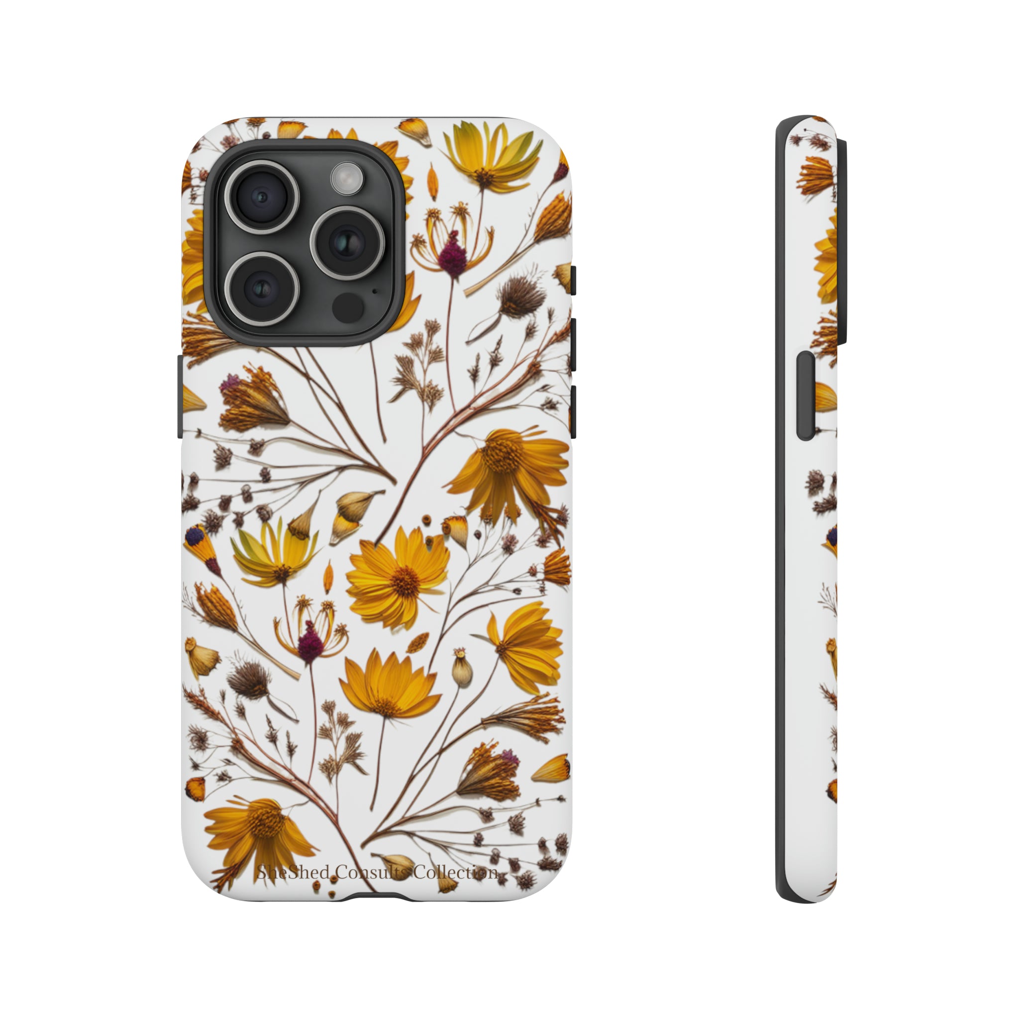 Aesthetic Earth Tone Classy Elegant Flower Floral Phone Case. iPhone 15,14,13,12,11,X,8,7,6. Samsung, Google Pixle