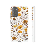 Aesthetic Earth Tone Classy Elegant Flower Floral Phone Case. iPhone 15,14,13,12,11,X,8,7,6. Samsung, Google Pixle