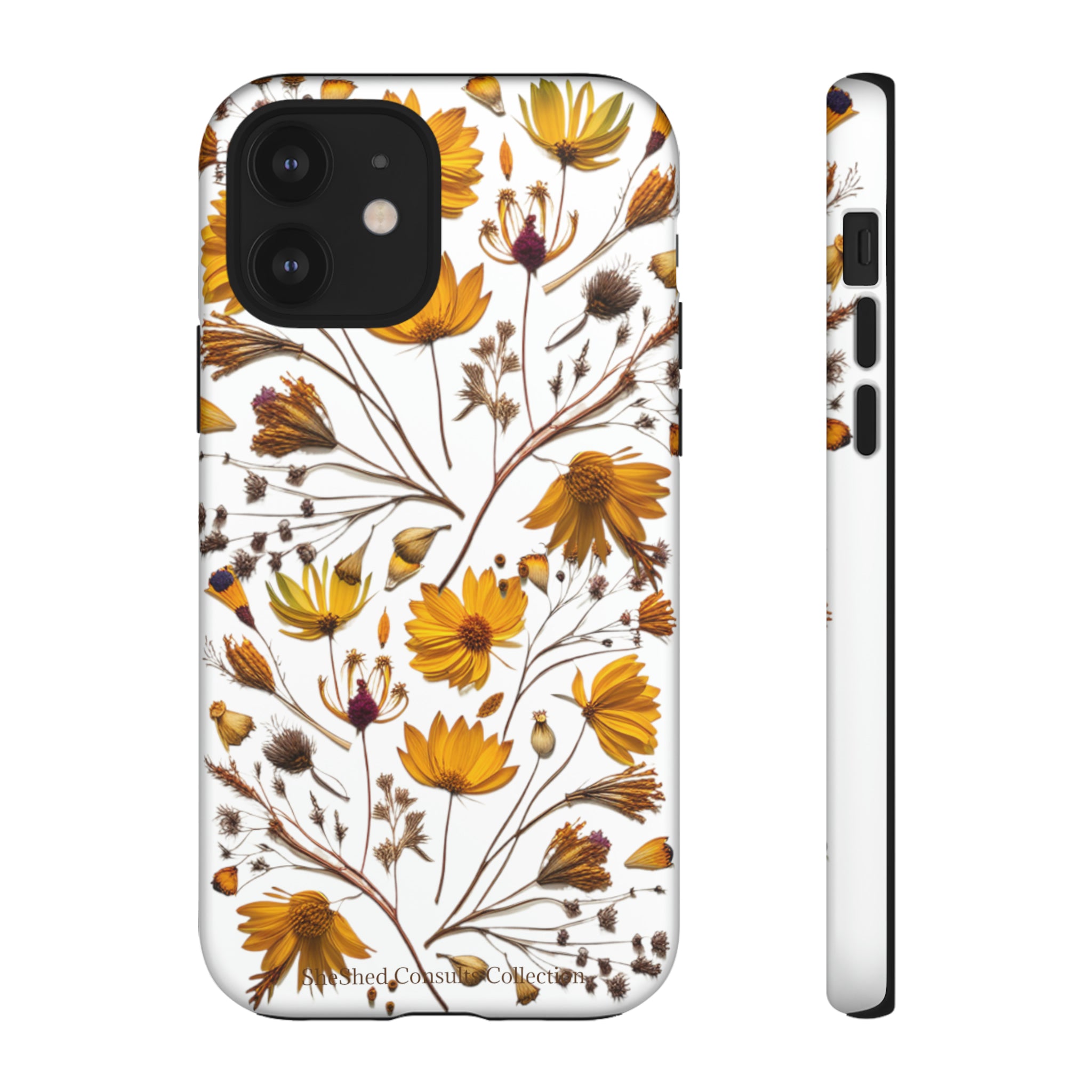 Aesthetic Earth Tone Classy Elegant Flower Floral Phone Case. iPhone 15,14,13,12,11,X,8,7,6. Samsung, Google Pixle