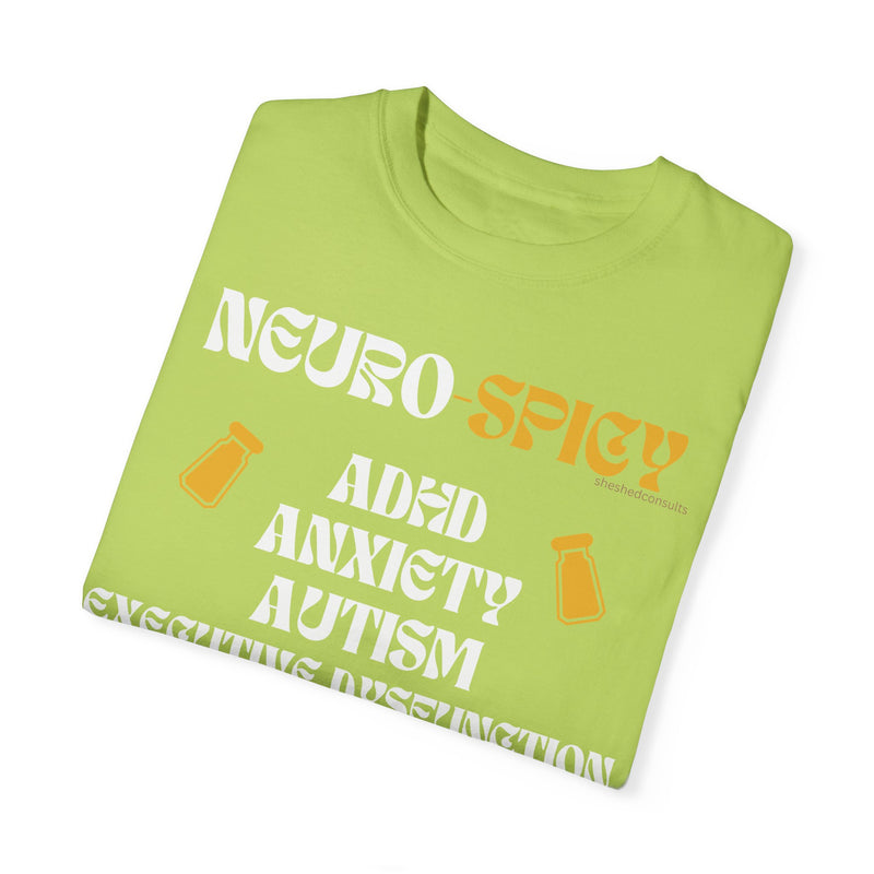 Elevate Your Spirit : Unisex Mental Health NeuroSpicy List T-shirt