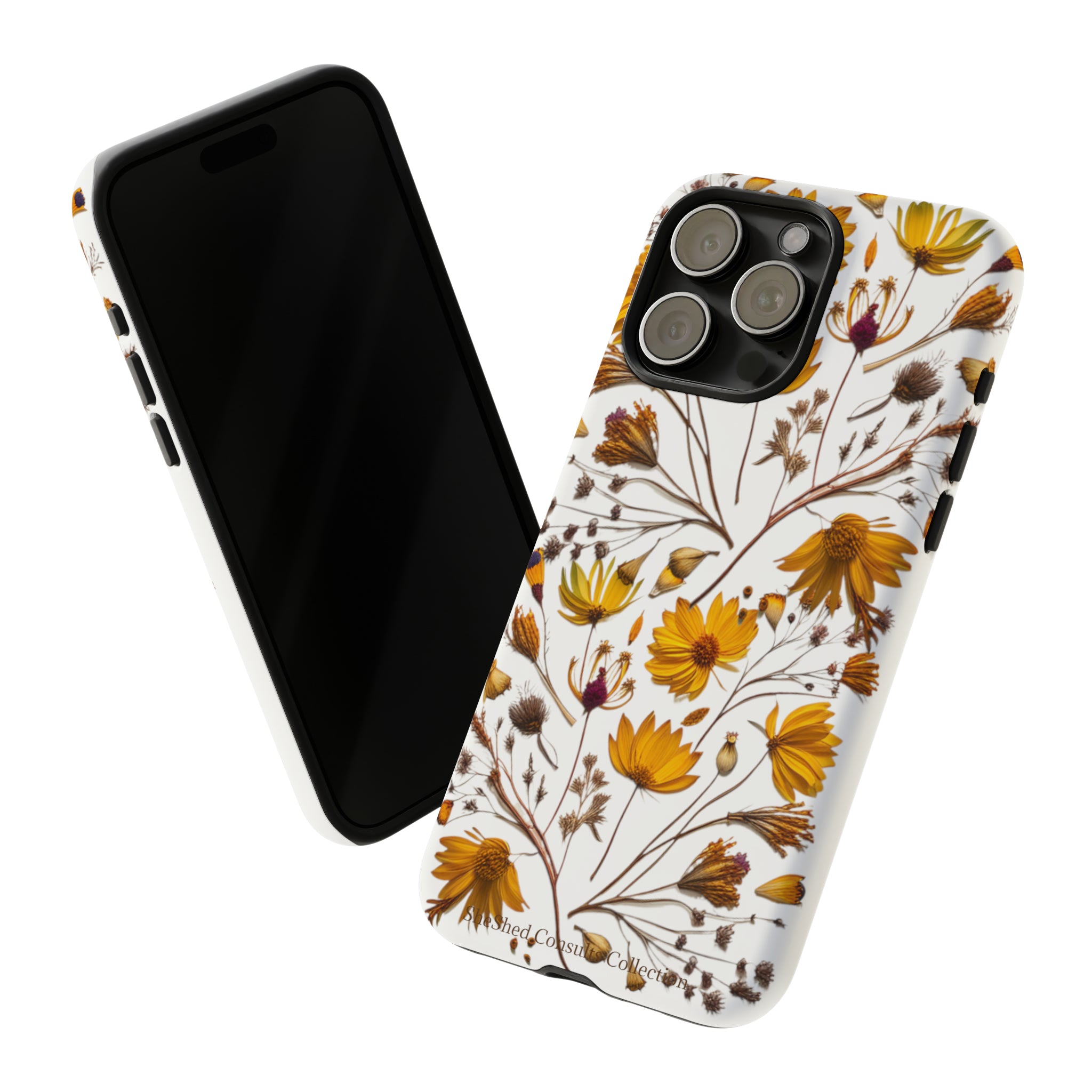 Aesthetic Earth Tone Classy Elegant Flower Floral Phone Case. iPhone 15,14,13,12,11,X,8,7,6. Samsung, Google Pixle