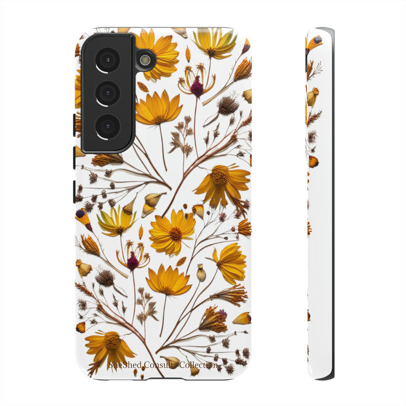 Aesthetic Earth Tone Classy Elegant Flower Floral Phone Case. iPhone 15,14,13,12,11,X,8,7,6. Samsung, Google Pixle