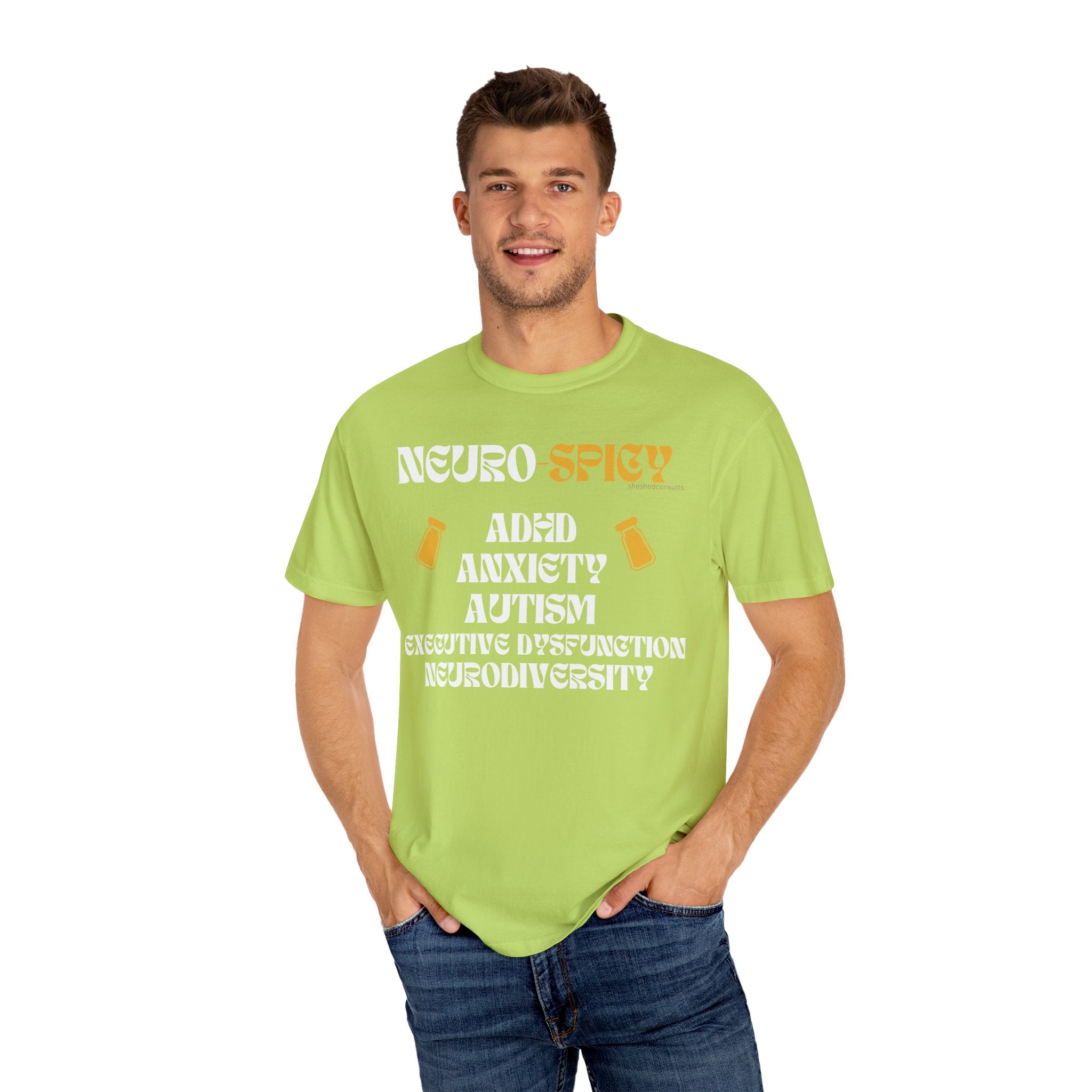 Elevate Your Spirit : Unisex Mental Health NeuroSpicy List T-shirt