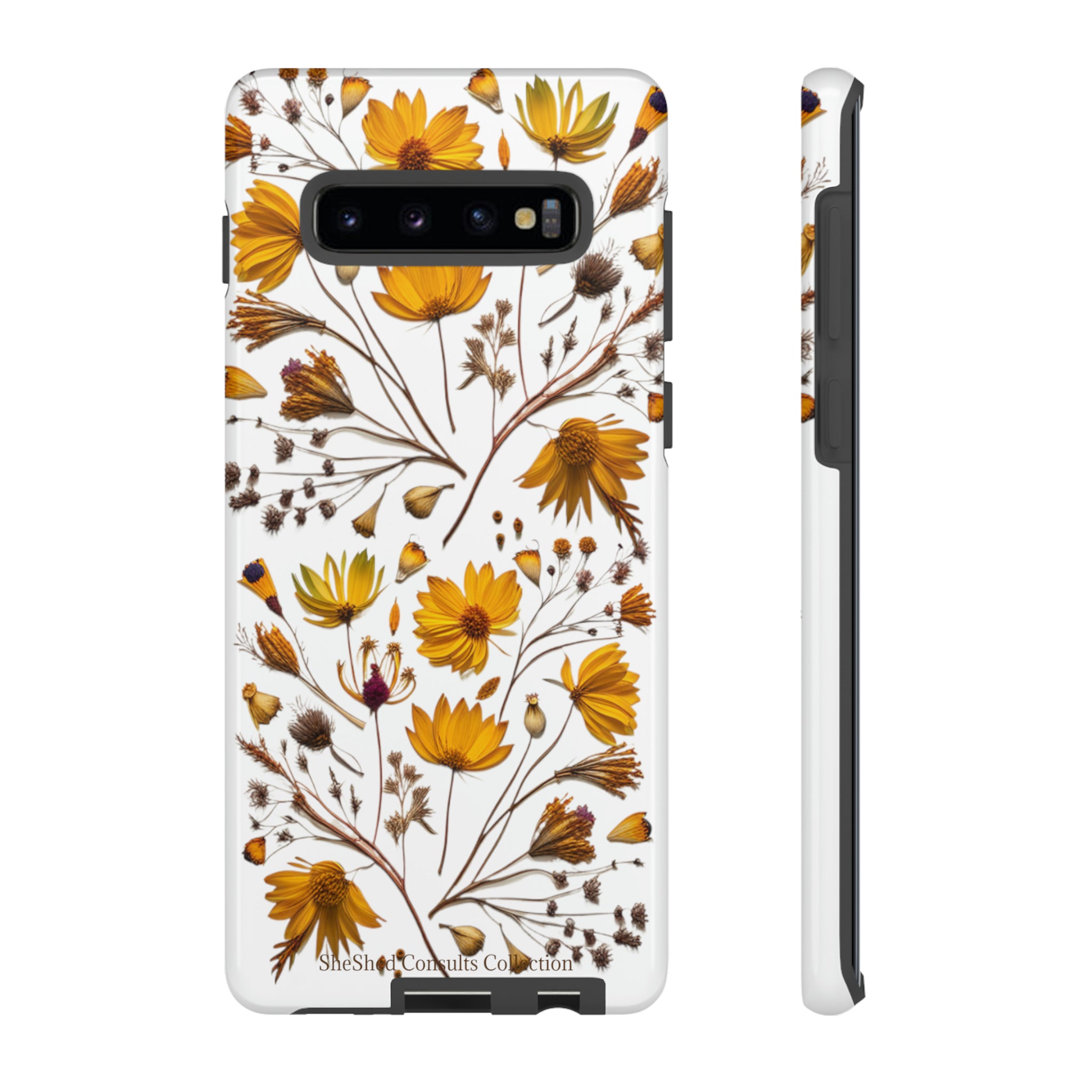 Aesthetic Earth Tone Classy Elegant Flower Floral Phone Case. iPhone 15,14,13,12,11,X,8,7,6. Samsung, Google Pixle