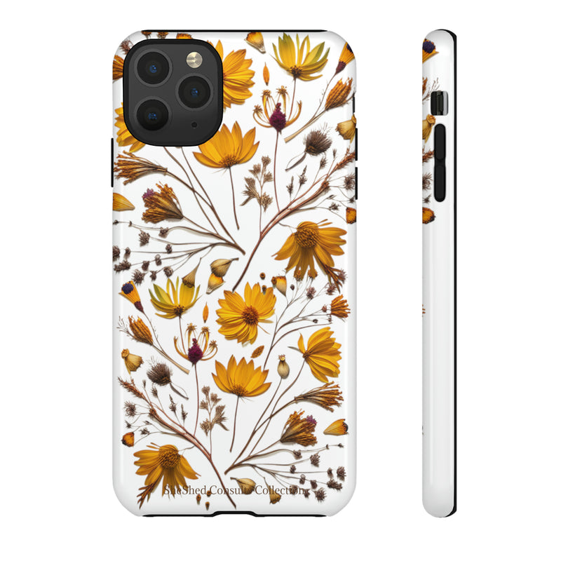 Aesthetic Earth Tone Classy Elegant Flower Floral Phone Case. iPhone 15,14,13,12,11,X,8,7,6. Samsung, Google Pixle