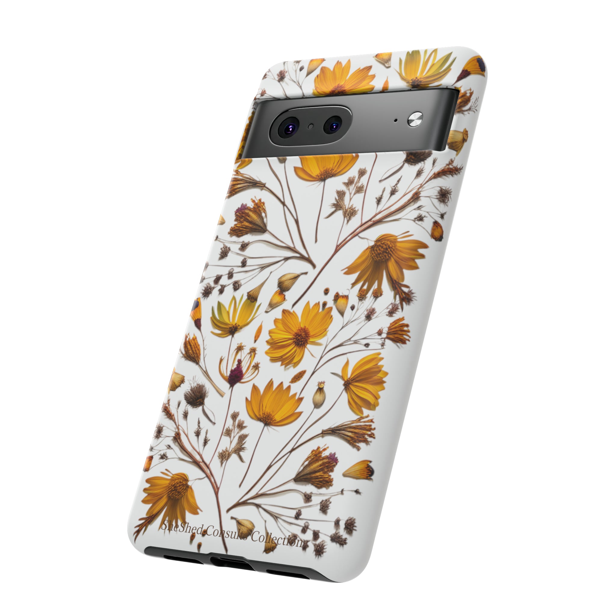 Aesthetic Earth Tone Classy Elegant Flower Floral Phone Case. iPhone 15,14,13,12,11,X,8,7,6. Samsung, Google Pixle