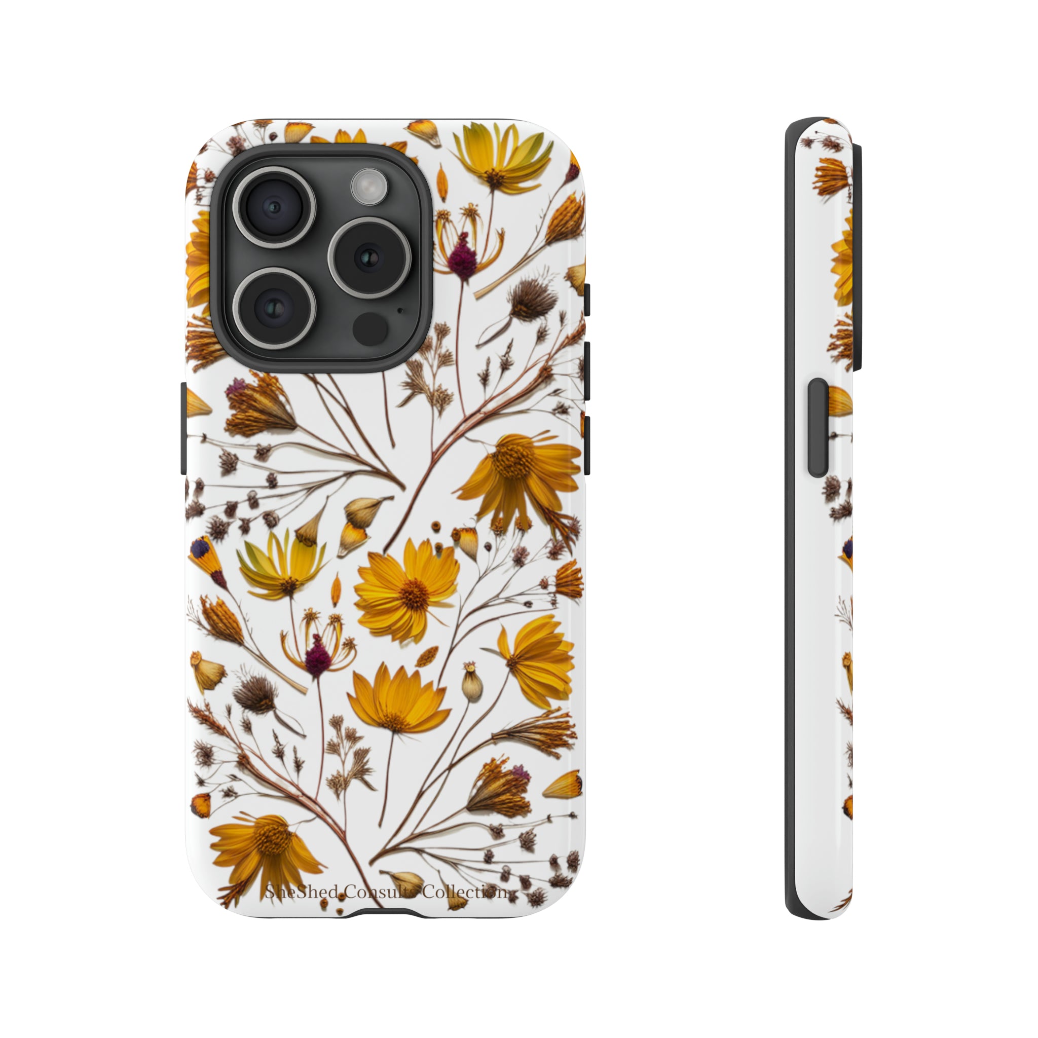 Aesthetic Earth Tone Classy Elegant Flower Floral Phone Case. iPhone 15,14,13,12,11,X,8,7,6. Samsung, Google Pixle