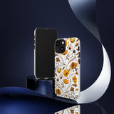 Aesthetic Earth Tone Classy Elegant Flower Floral Phone Case. iPhone 15,14,13,12,11,X,8,7,6. Samsung, Google Pixle